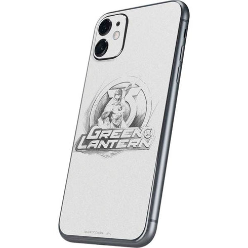DC Comics Green Lantern Sketch Art Action Pose iPhone 11 Skin